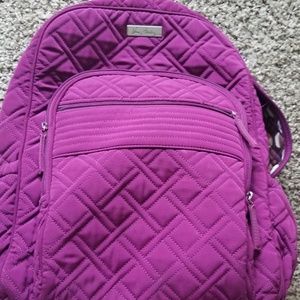 Vera bradley quilted campus bag
